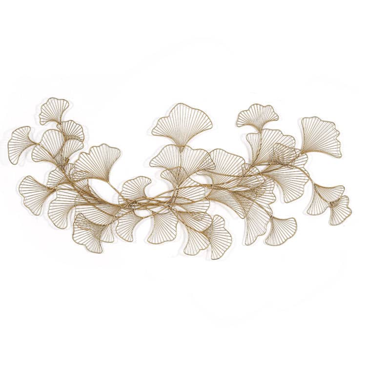 Metal Flower Wall Decor, 3D Metal Wall Art Decorations Hanging for Bedroom