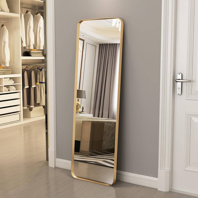 Modern Home Decor Iron Wall Full Fitting Mirror, Floor Dressing Makeup Mirror