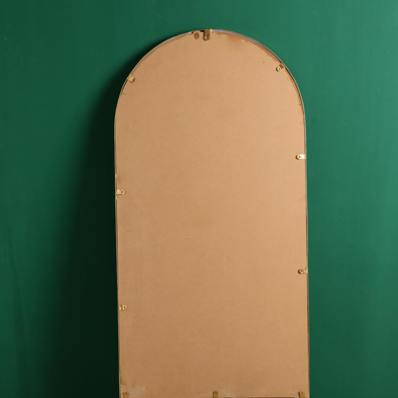 2022 Hot Selling Arched Shaped Metal Full Length Dressing Floor Mirror