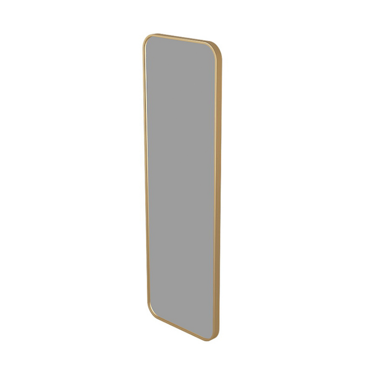Nordic Iron Gold Square Metal Full Length Dressing Mirror, Salon Mirror
