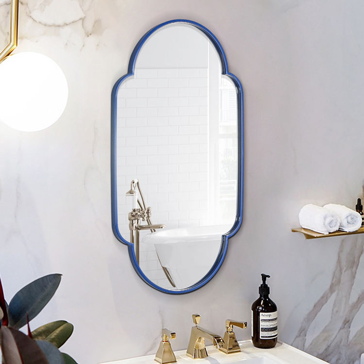 High Quality Wholesale Bathroom Decorative Metal Frame Wall Vanity Mirror