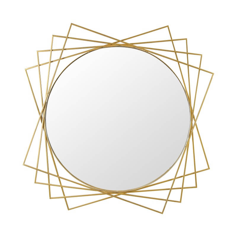 gold plated antique designer wall mirror