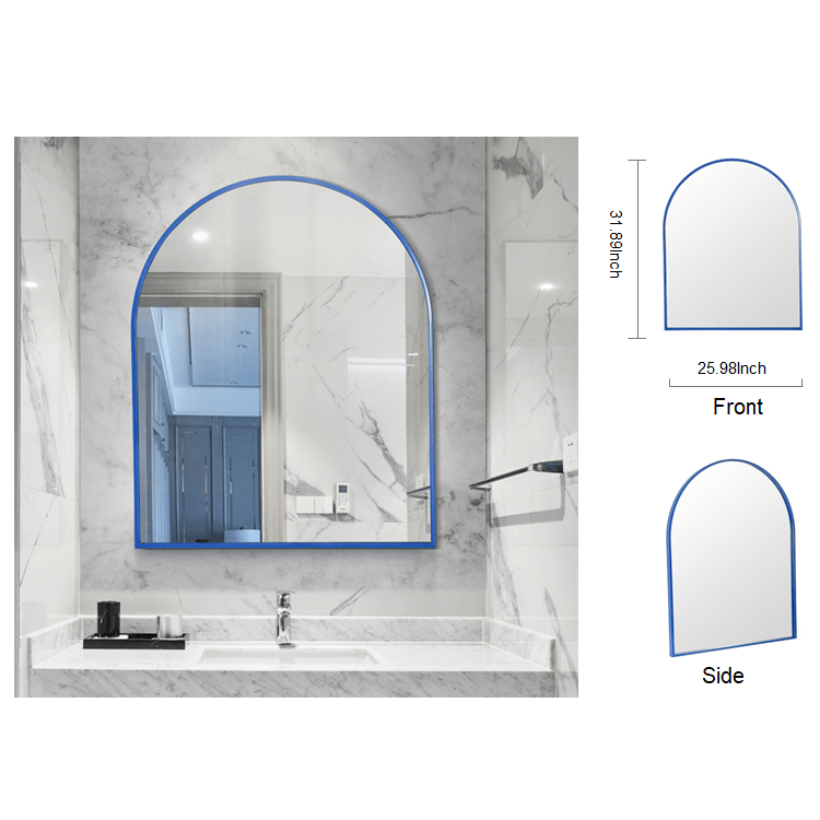 Hot Selling Modern & Contemporary Arch top Wall Mounted Mirror for Bathroom