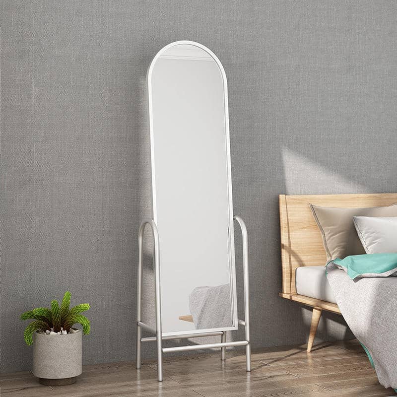 Home Decorative Gold Metal Frame Full Length Floor Standing Dressing Mirror