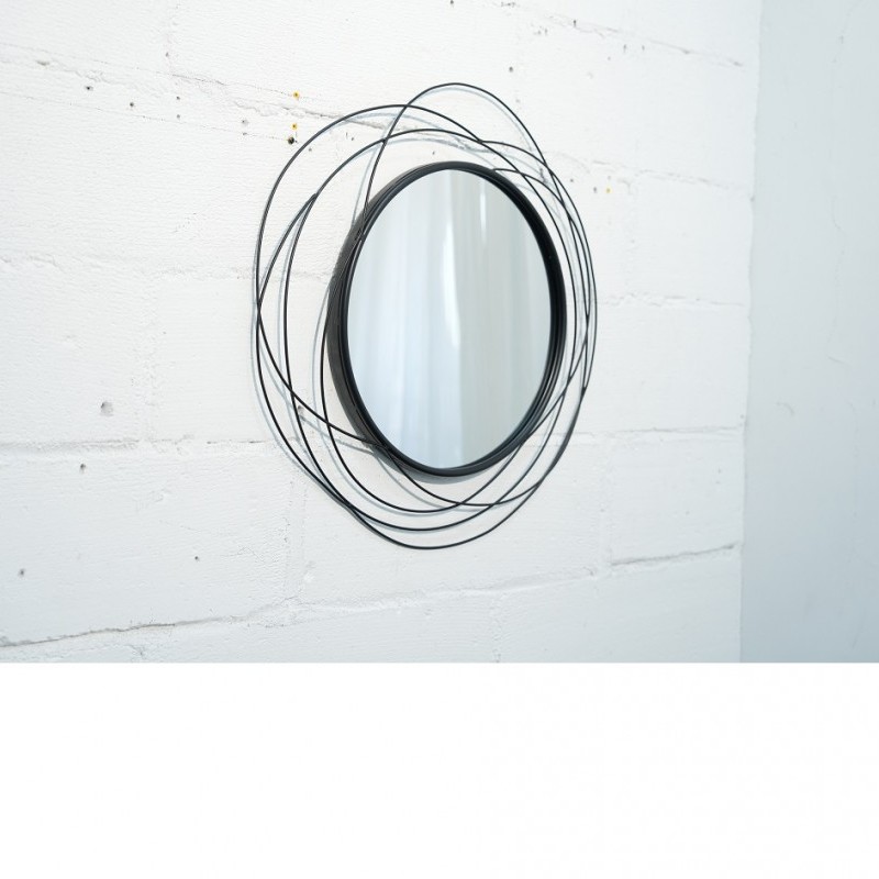 Metal frame mirror#FJ09461