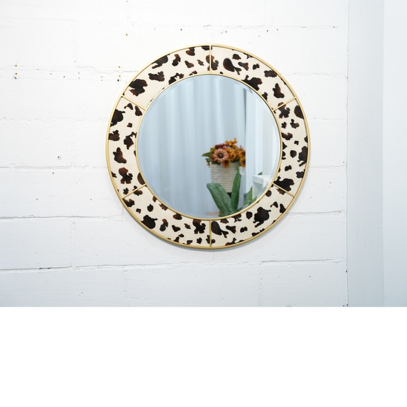 Metal frame mirror#FJ10572