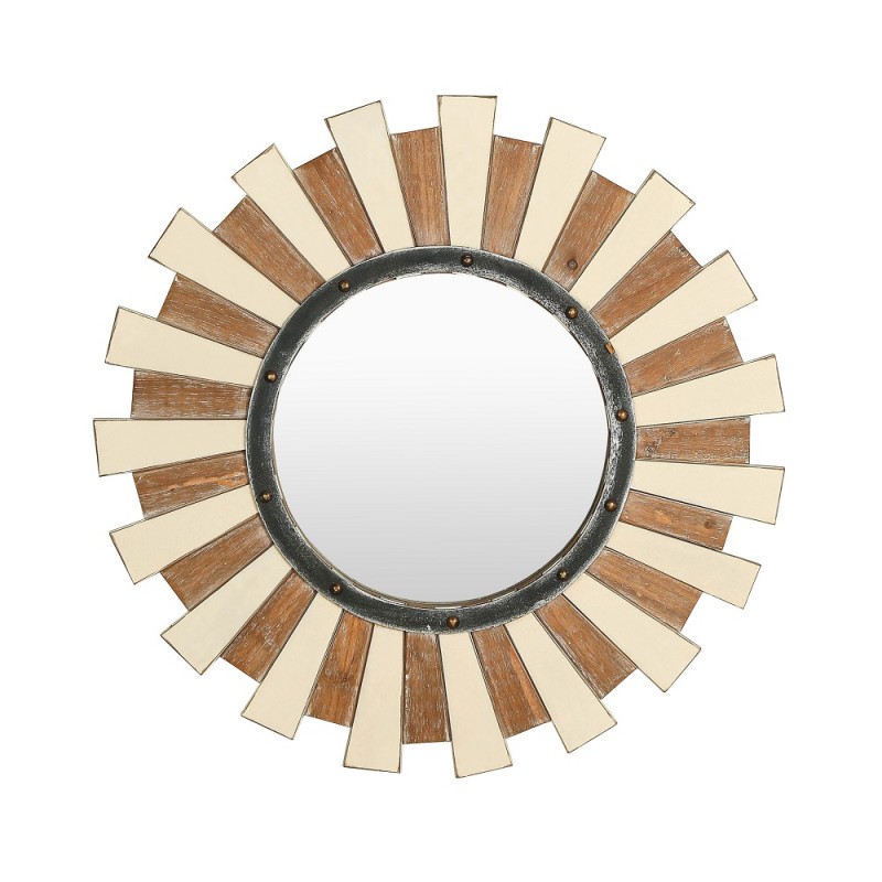 Wooden frame mirror#FB6640