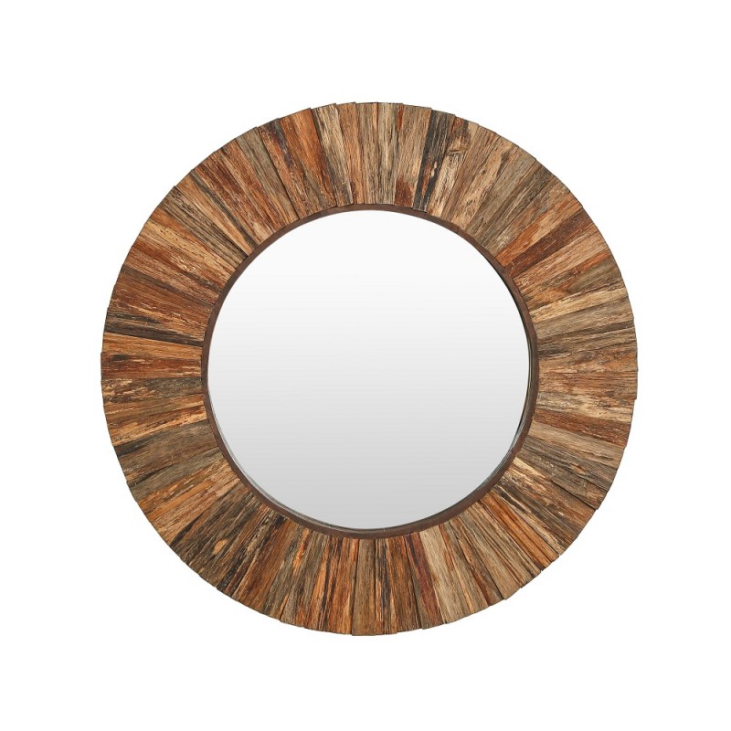 Wooden frame mirror#FB7148