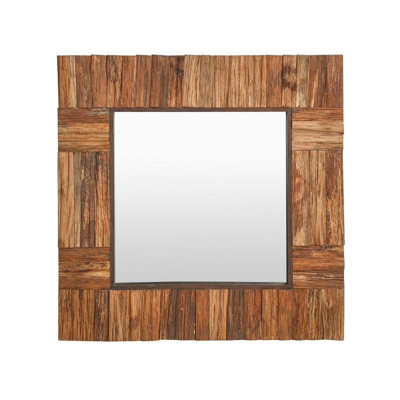 Wooden frame mirror#FB7149