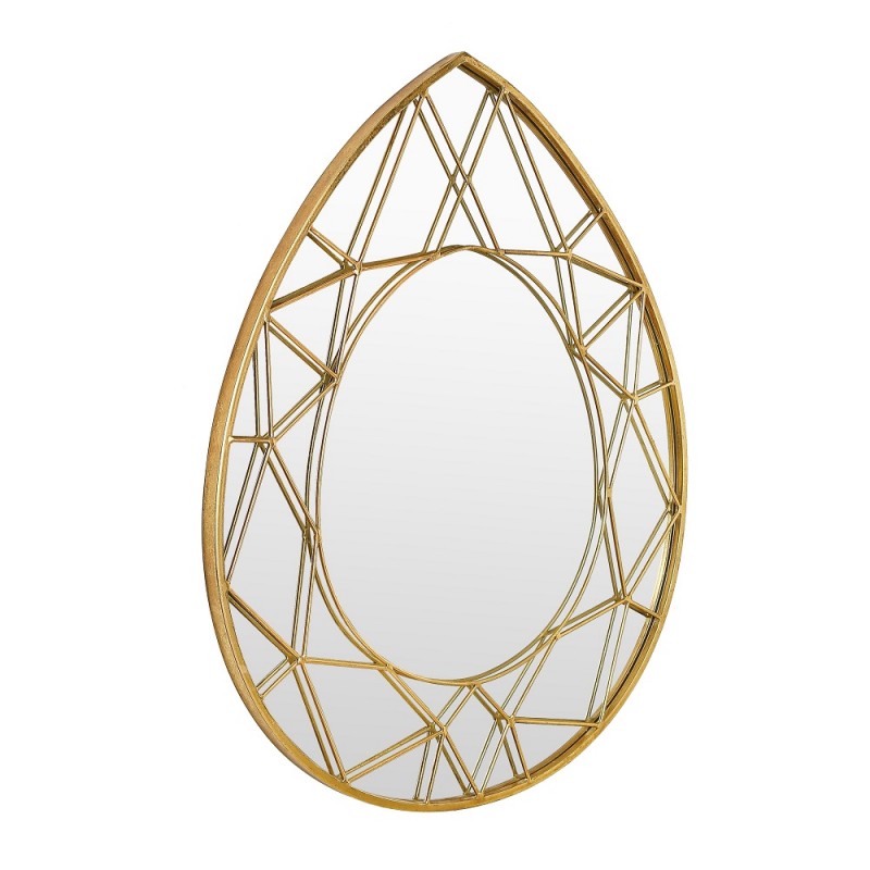 Metal Frame mirror #FJ08620T three-piece suite