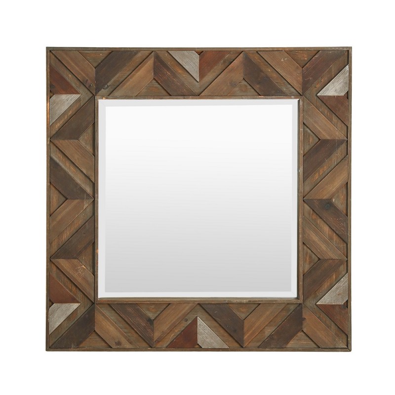 Wooden frame mirror#FB6642