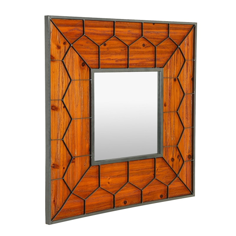 Wooden frame   mirror#FJ08817T  Set 2